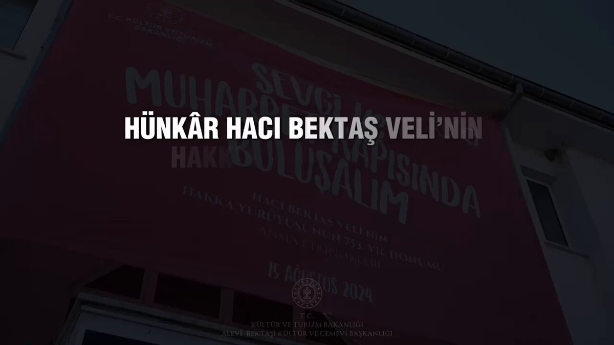  Hünkâr Hacı Bektaş Veli'nin Hakk'a Yürüyüşünün 753. Yıl Dönümü Anma Programının İlk Gününde Büyük Katılım 