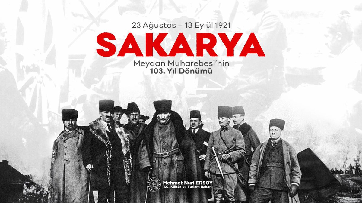 Sakarya Meydan Muharebesi'nin 103. Yıl Dönümü Anıldı