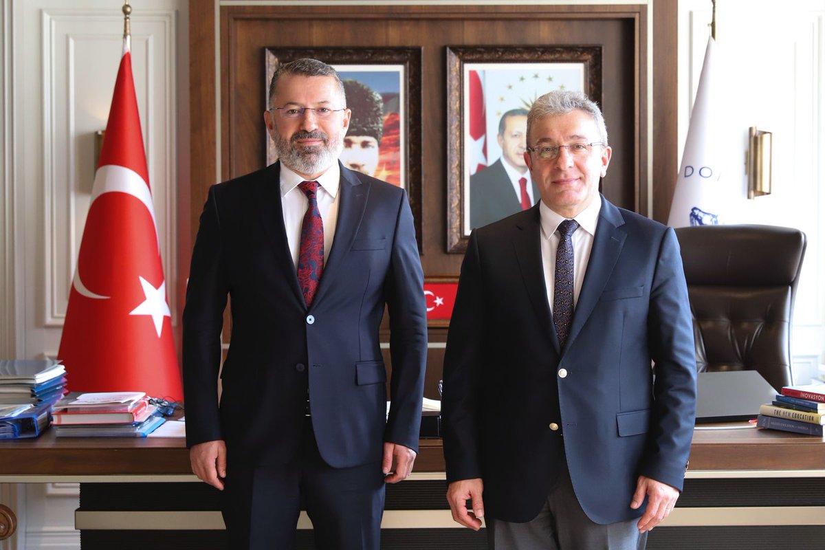 Karabük Üniversitesi Rektörü Prof. Dr. Fatih Kırışık, Dokuz Eylül Üniversitesi Rektörü Prof. Dr. Bayram Yılmaz ile Bir Araya Geldi
