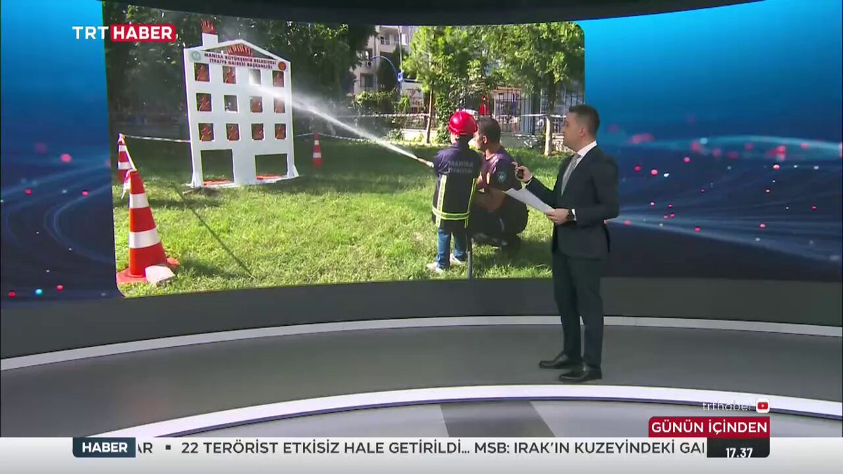 İtfaiye Haftası Etkinlikleri TRT Haber'de Tanıtıldı