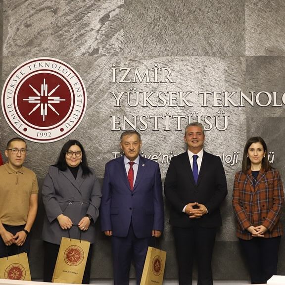 Kazakistan Cumhuriyeti Ulusal Mühendislik Akademisi Başkan Yardımcısı İzmir Yüksek Teknoloji Enstitüsü'nü Ziyaret Etti