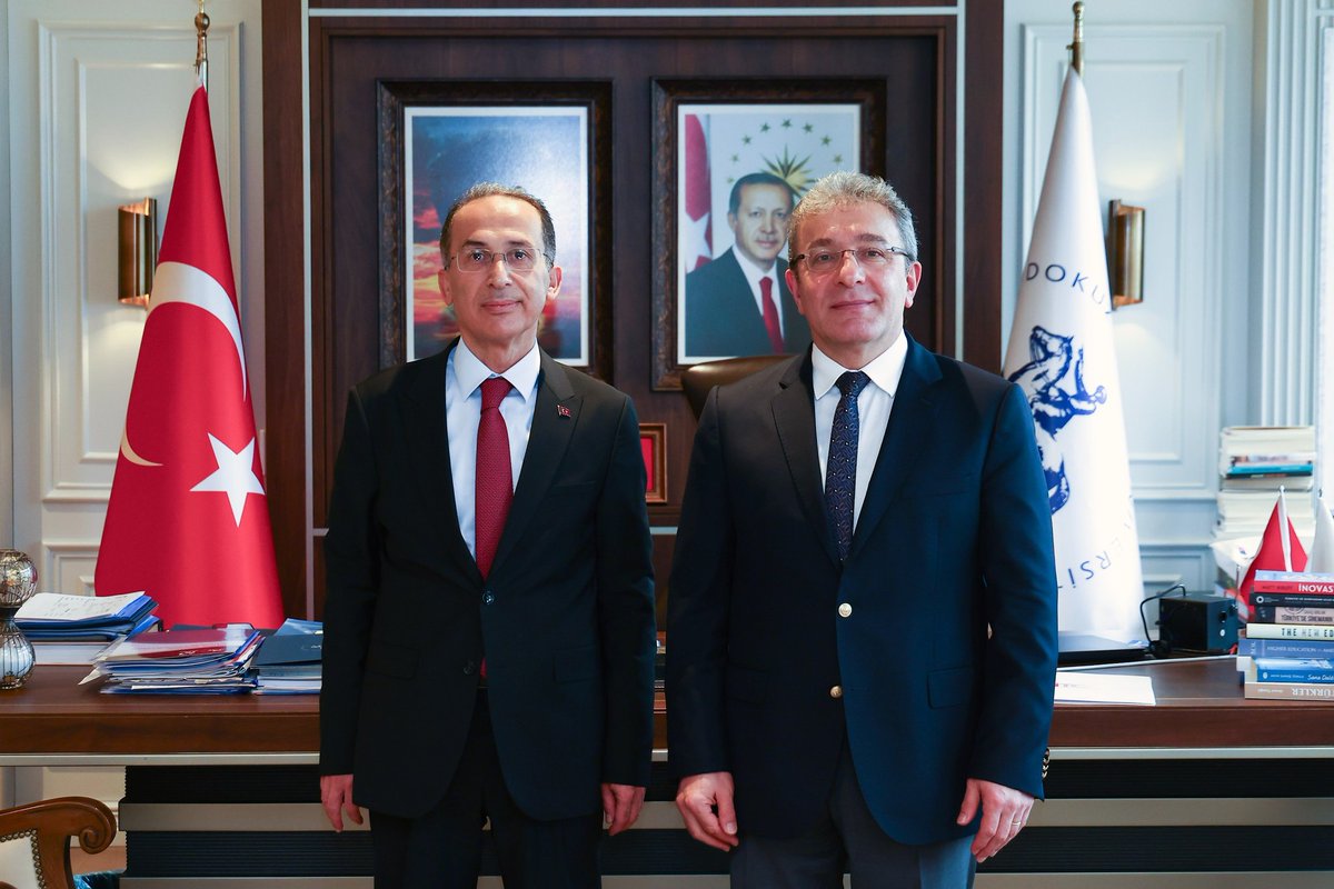 Süleyman Demirel Üniversitesi Rektörü Prof. Dr. Mehmet Saltan, Rektör Prof. Dr. Bayram Yılmaz'ı Ziyaret Etti