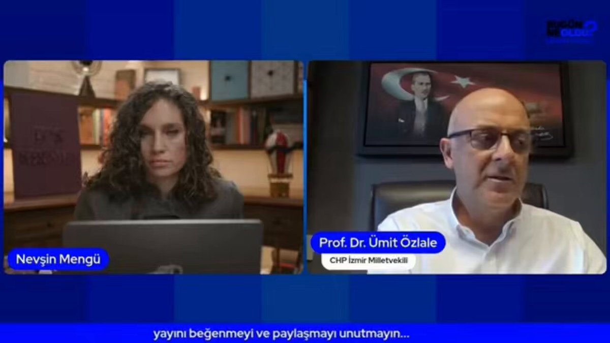Ümit Özlale'den Türkiye'deki Yönetim Sistemine Eleştiri
