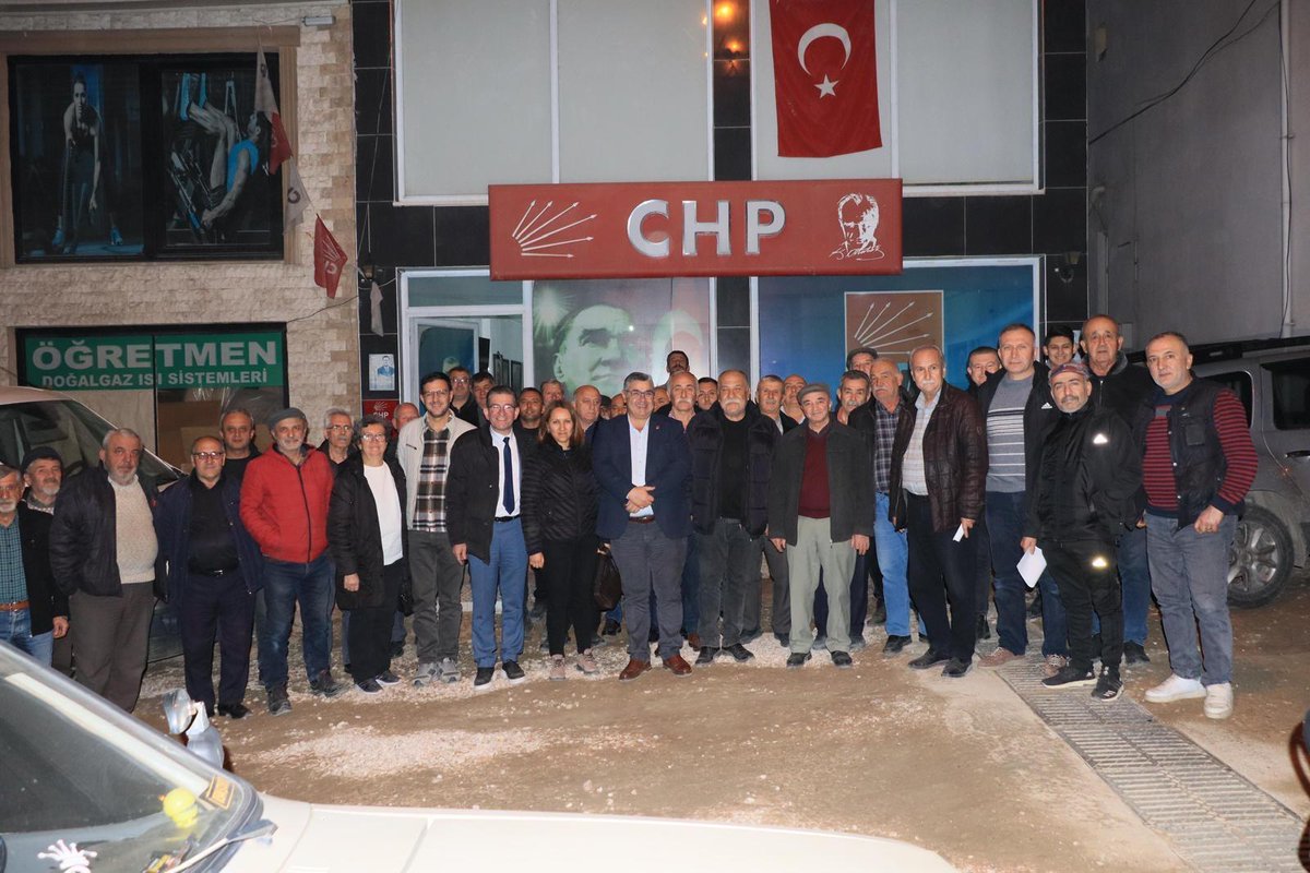 CHP Manisa İl Başkanlığı Demirci İlçesi'nde Danışma Kurulu Toplantısı Düzenledi