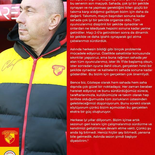 Teknik Direktör Stoilov: 