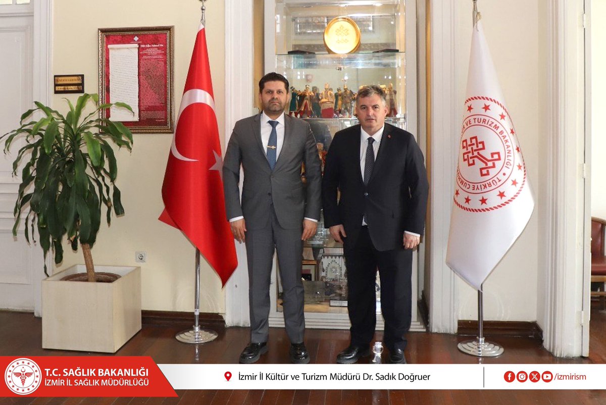 Ziyaret İzmir İl Sağlık Müdürü ve İl Kültür ve Turizm Müdürü Arasında Gerçekleşti
