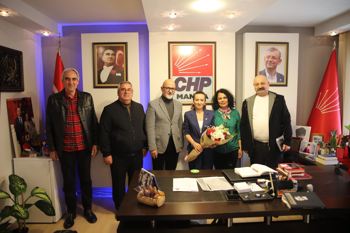 Bağımsız Emekliler Sendikası Manisa Şubesi, CHP Manisa İl Başkanlığı'na Başarı Dilekleri İletti