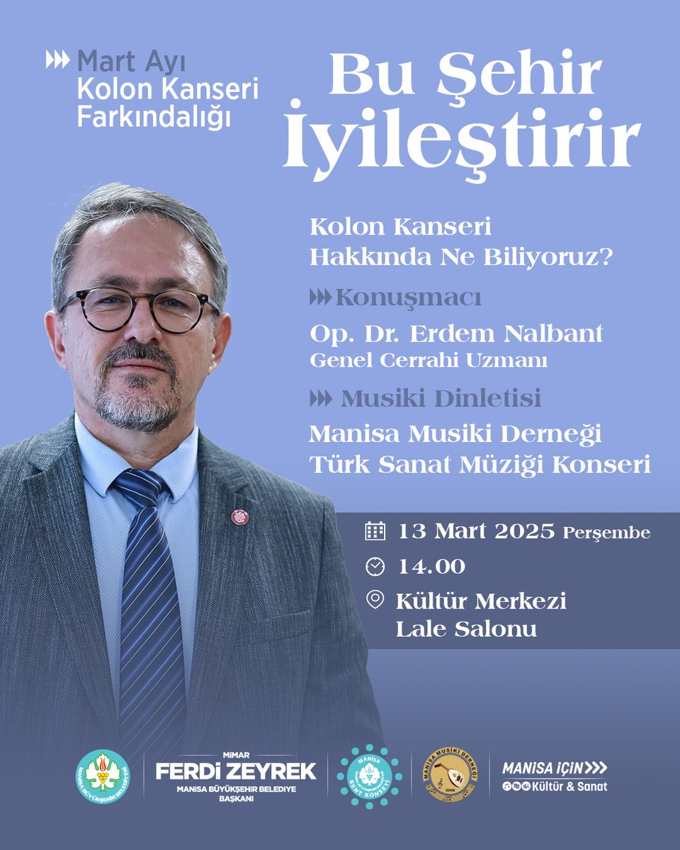 Manisa'da Kolon Kanseri Farkındalığı Etkinliği