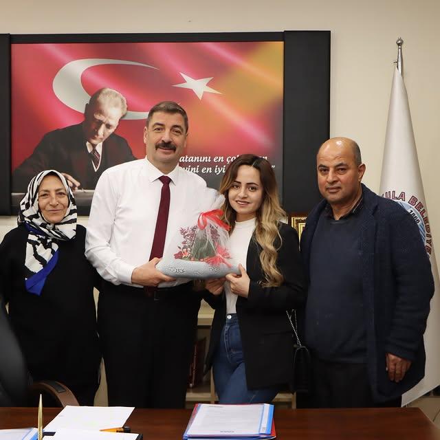 Kula Belediyesi Emekli Personeli Ramazan Çınkı'yı Ziyaret Etti
