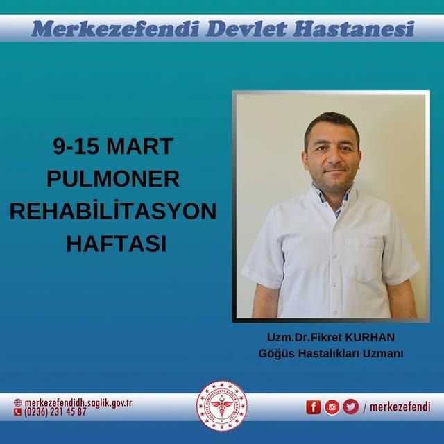 Merkez Efendi Devlet Hastanesi'nde Pulmoner Rehabilitasyon Haftası: Kronik Solunum Sorunlarıyla Mücadelede Kapsamlı Yaklaşımlar